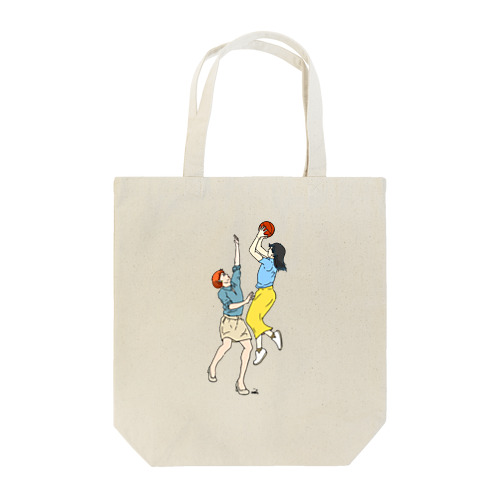 女子バスケ1on1 Tote Bag