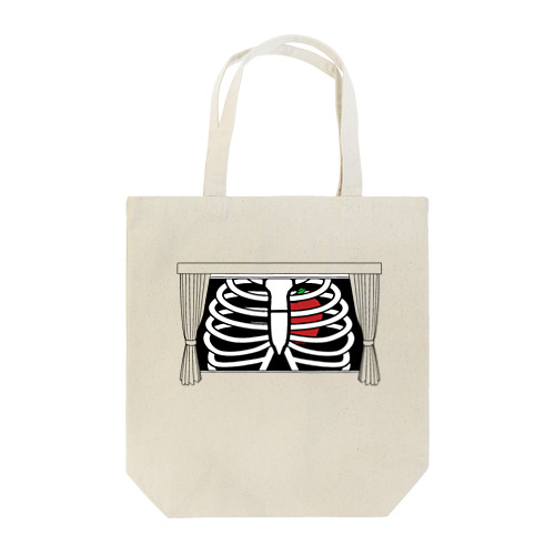 THE HEART IS AN APPLE Tote Bag