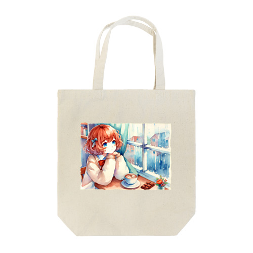 雨の日にはチョコを。 Tote Bag