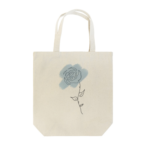 青い薔薇 Tote Bag