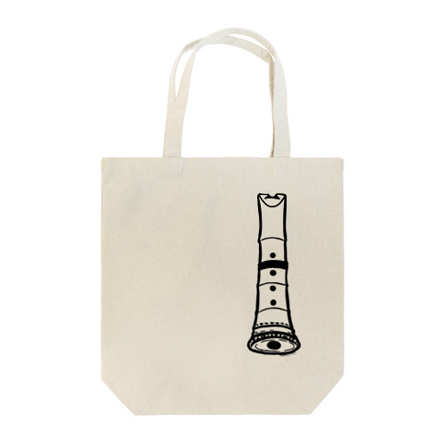 尺八−琴古流− 黒 Tote Bag