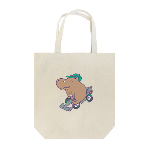 こげぱんカバ　F1ドライバー Tote Bag