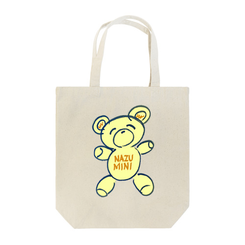 NAZU MINI bear （yellow）グッズ トートバッグ