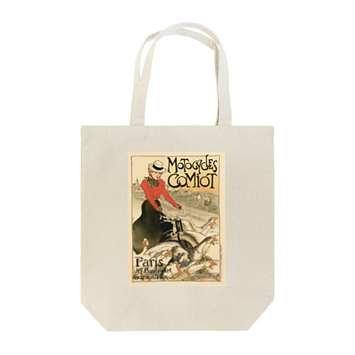 Motocycles Comiot, Theophile-Alexandre Steinlen Tote Bag
