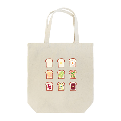 How to eat 食パン Tote Bag