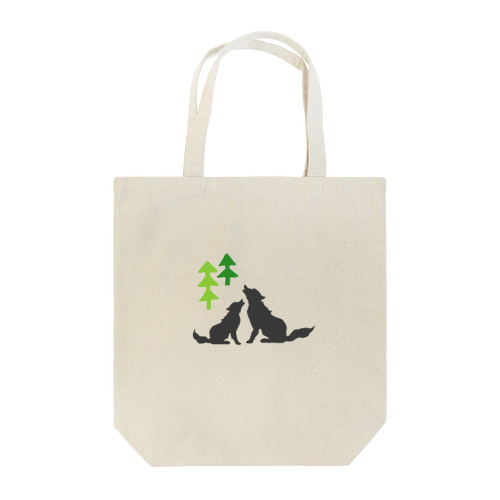 オオカミと木 Tote Bag