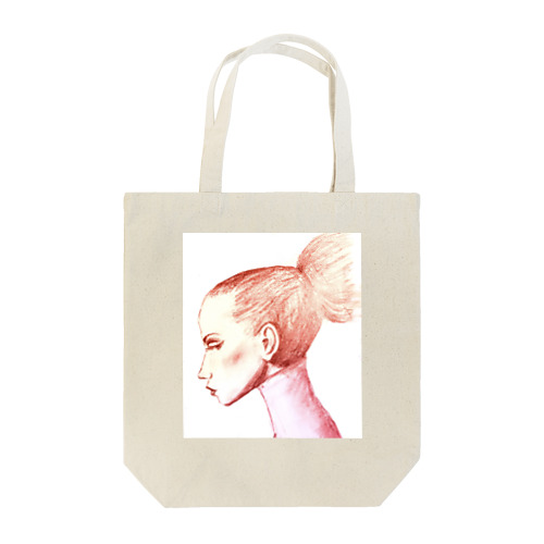 Sideface Tote Bag