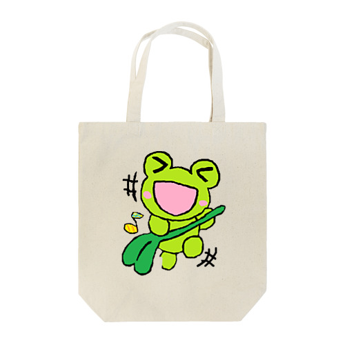 ダンシングあめかえる Tote Bag