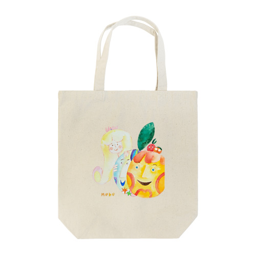 桃姫とトマト達 トートバッグ