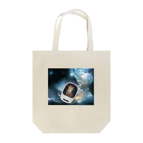 Space Cat Tote Bag