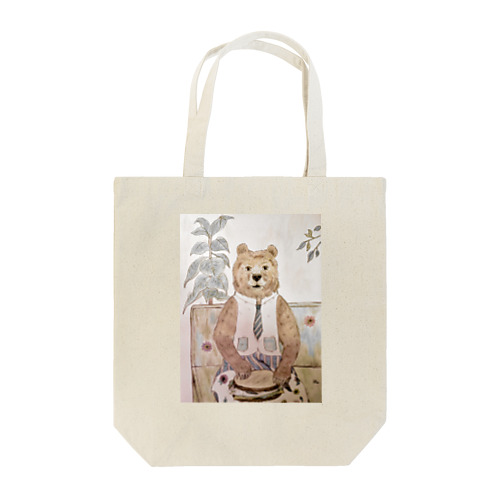 クマさんのランチタイム。グッズ。 Tote Bag