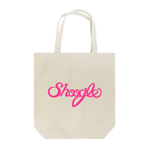 Shoogle(シューグル)ロゴ ピンク トートバッグ