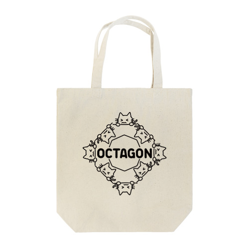 OCTAGON CAT Tote Bag