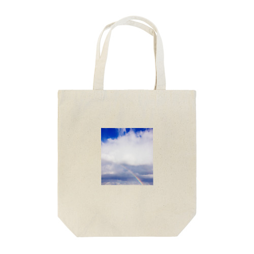 青空と虹 Tote Bag