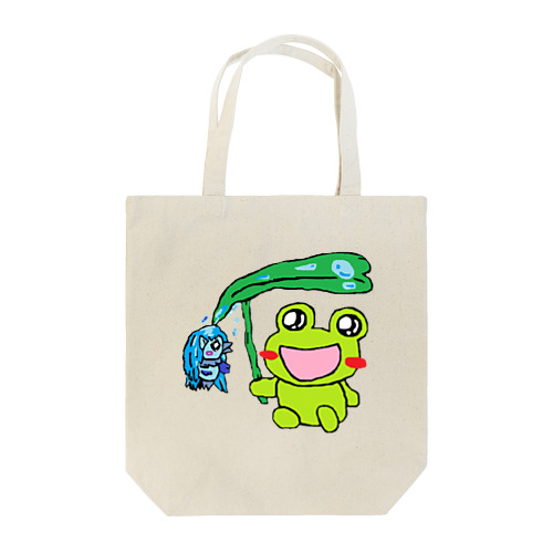 アマビエとあめかえる Tote Bag