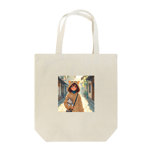 猫パーカーの女の子(15) Tote Bag