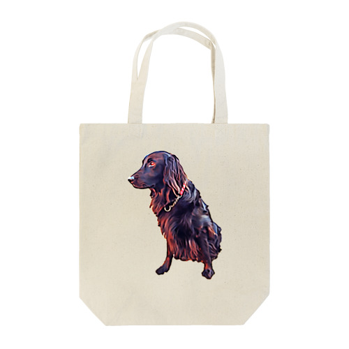 flatcoated retriever Tote Bag