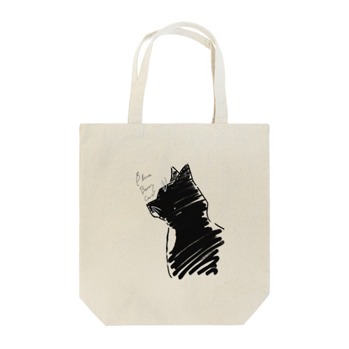 BlueBerryCat Tote Bag