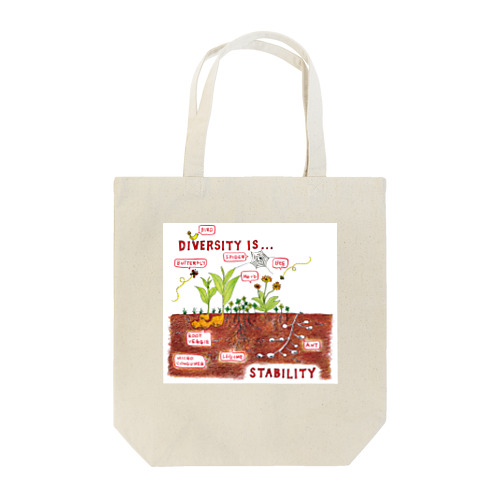 DIVERSITY IS STABILITY Tote Bag