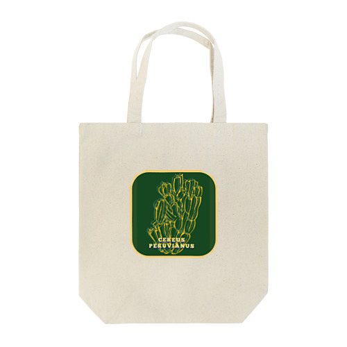 レトロなCEREUSPEUVIANUS Tote Bag