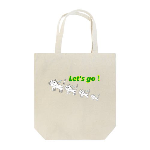 Let's goトラさん Tote Bag