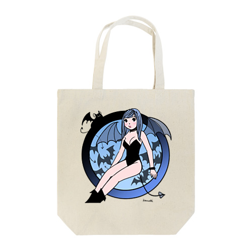 蝙蝠翼ガール Tote Bag