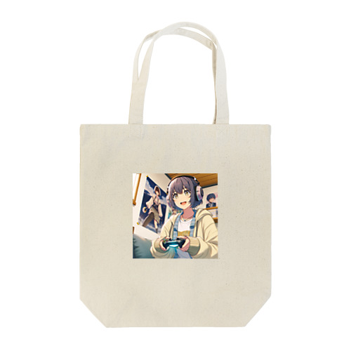 ゲームの夜に輝く笑顔 Tote Bag