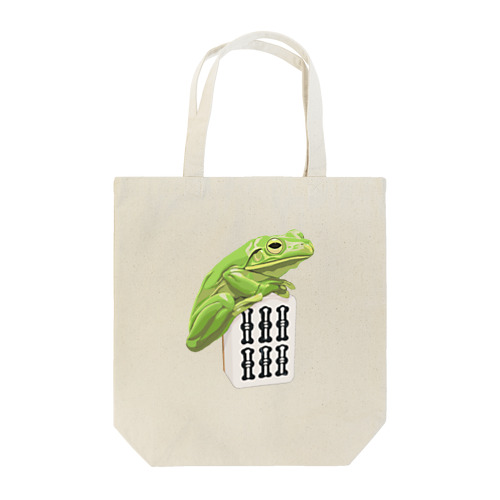 雨蛙×六索 Tote Bag