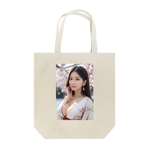 AI美女collection Tote Bag