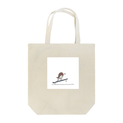 頑張るおんなのこトートバック Tote Bag