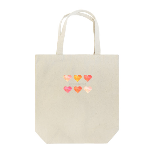 CUTE HEART SET トートバッグ