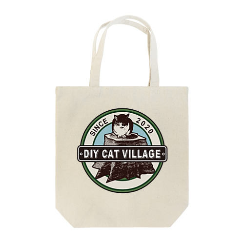 ロゴ DIY Cat Village Tote Bag