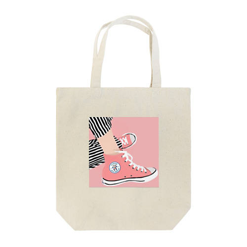 PINKのスニーカー Tote Bag