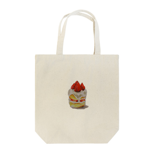いちごケーキ水彩画 Tote Bag