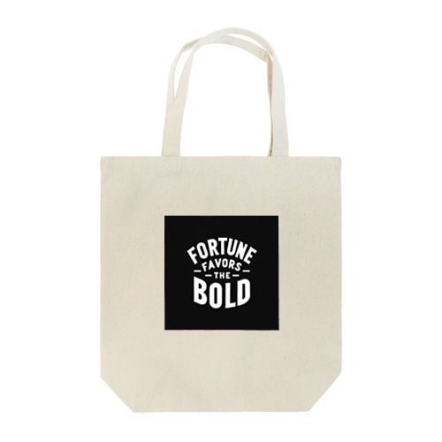 Fortune Favors The Bold トートバッグ