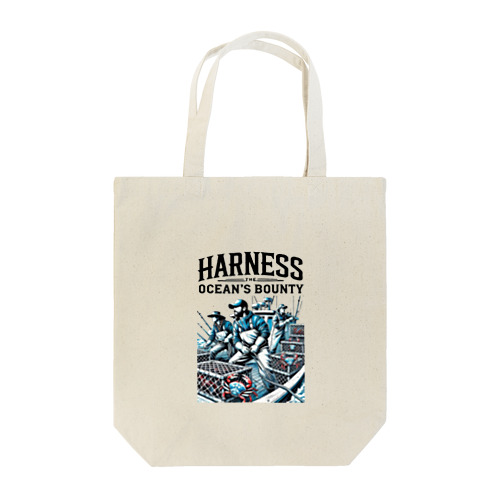 HARNESS THE OCEAN'S BOUNTY トートバッグ