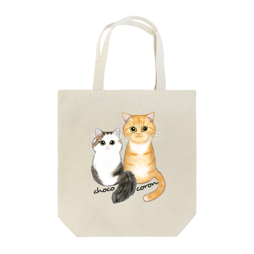 コロンちゃん チョコちゃん Tote Bag