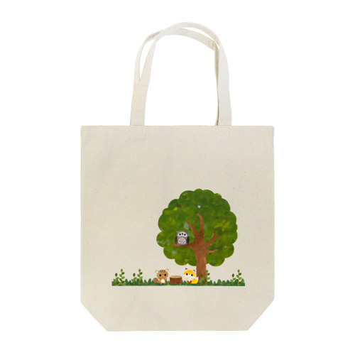 animals in the forest Tote Bag