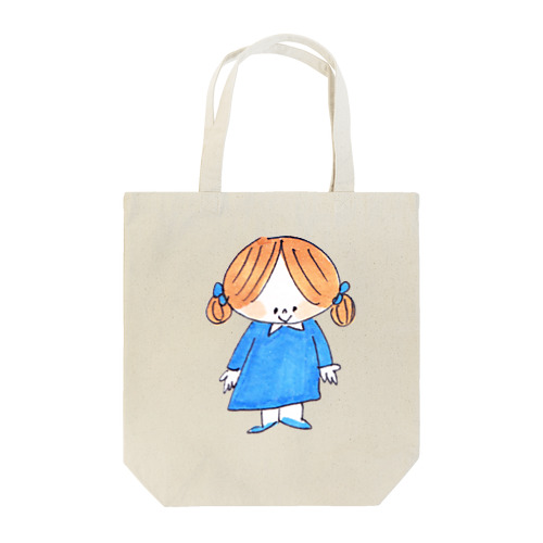 デニムスカートの女の子 Tote Bag