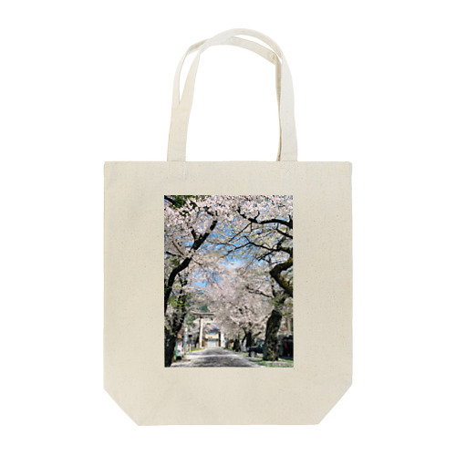 桜のトンネル Tote Bag