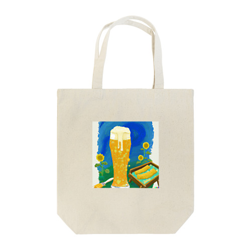 ビール（ゴッホ風） Tote Bag