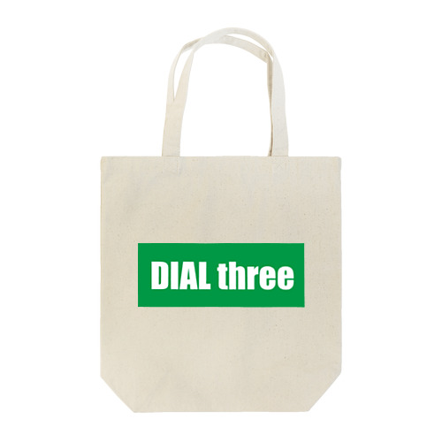 DIAL three ボックスロゴ トートバッグ Tote Bag
