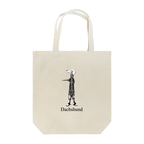 クラシカルダックスフンド　モノクロver. Tote Bag