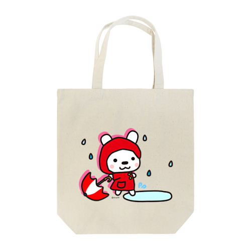 しゅしゅの雨降りお散歩  Tote Bag