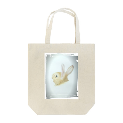 リアルタッチラビット(フェイス) Tote Bag