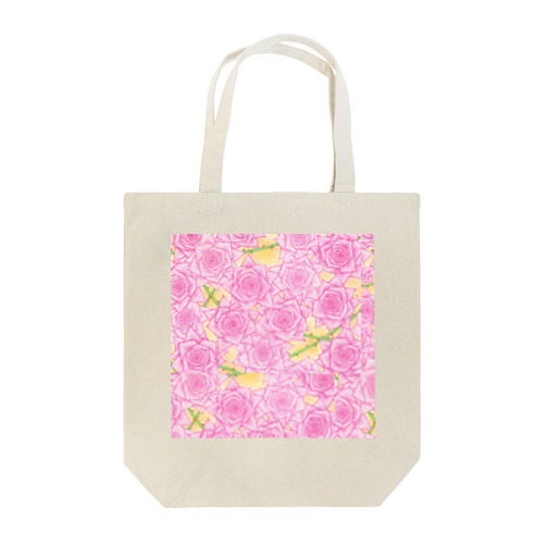 ピンクローズ棘 Tote Bag