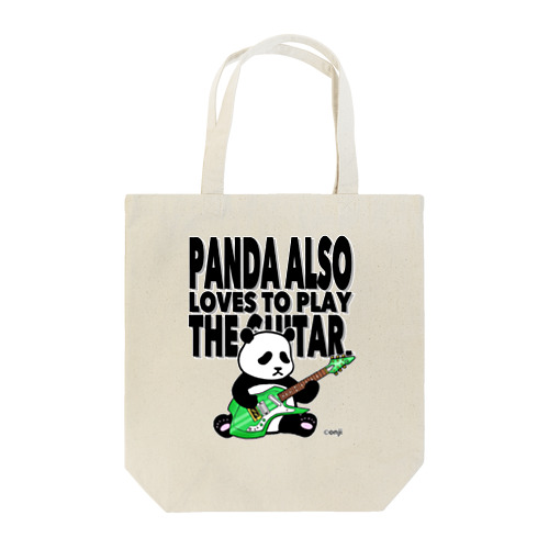 PANDA ALSO LOVES TO PLAY THE GUITAR. GR Tote Bag