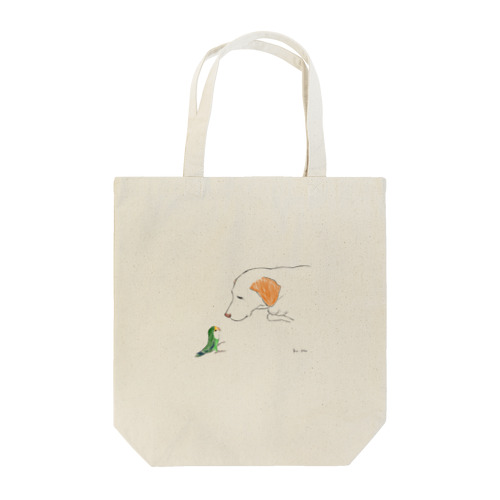 小鳥とわたし⭐︎ラブラドールレトリーバー♪ Tote Bag
