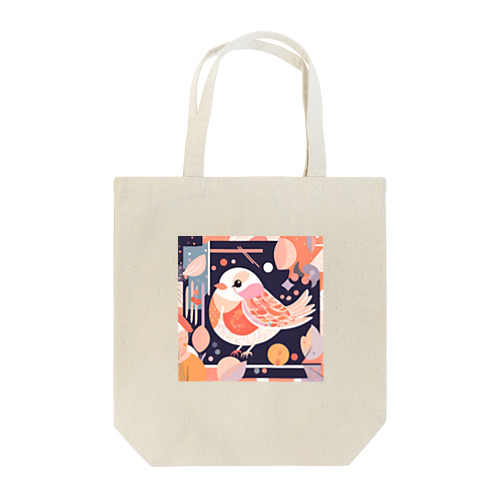 アート風の鳥 Tote Bag