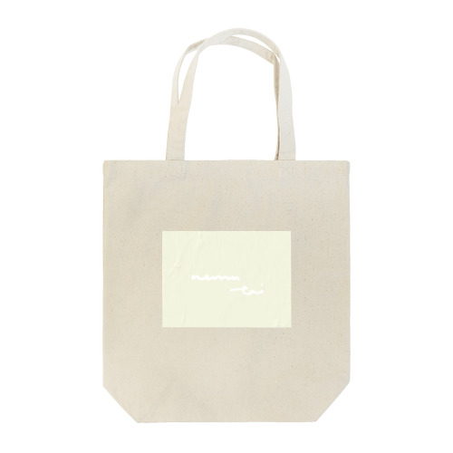 nemutai *plaster cream *milky green yellow Tote Bag